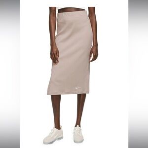 Nike Rib Cotton Blend Skirt